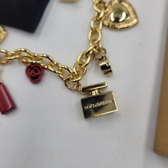 Dolce & Gabbana Gold-Tone Makeup Charm Bracelet - Picture 16 of 16